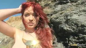 Tessa Fowler And Rachel Aldana - Topless Gold 2