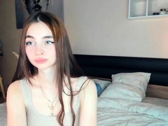 Pale amateur teen brunette Lynn Love