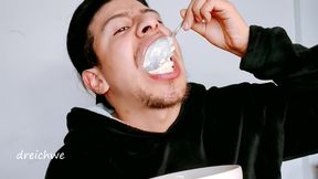 Eating Rice Pudding
