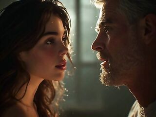 eighteen year old teen hotty banged by 60 year grandpapa in His car Female groaning real sex Ai generated voice over