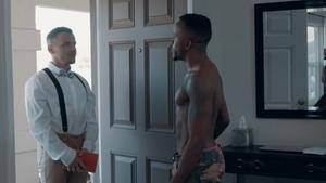 NoirMale: Muscled Colton Grey anal interracial face fuck