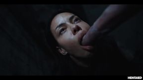 Alien Toy Creampie Bondage