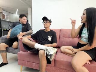 I wager my wife's butt with my most good ally and I end up losing and that guy bangs her more excellent than me and this babe can't live out of it.