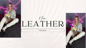 new white leather and vibrator