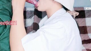 สาวมหาลัย อมควยให้แฟน