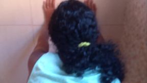 Jade has sex with an employee in the bathroom of the construction site