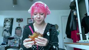 burger mukbang