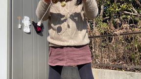 No.107 Pants Fluttering in the Wind, My Free Afternoon