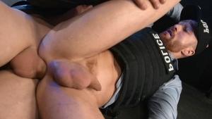 MEN - Malik Delgaty in uniform giving head for big dick