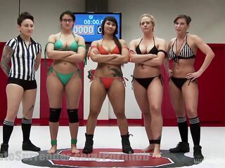 three Hot MILFS Fight It Out