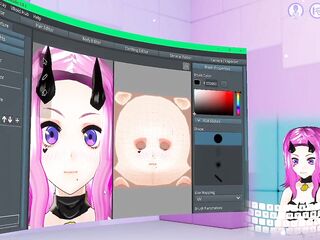 Becoming a CG Waifu ♡ VR ♡ V-Tube ♡ Virtual Idol ♡ App Tutorial VR Vivi