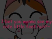 Cutest Trap Feet in Rainbow Dash Socks and Shoeplay
