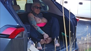 Fucking my Wife in a Parking Lot
