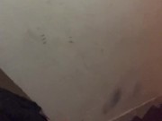 PISSING & JERKING OFF in the Block of Flats