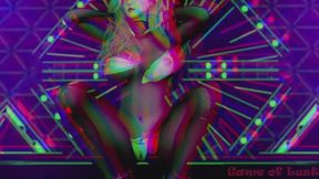 3D blonde slut stripper Daria threesome
