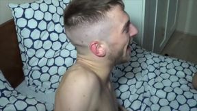 Sexy twink fucked bareback by pig boy and creampied
