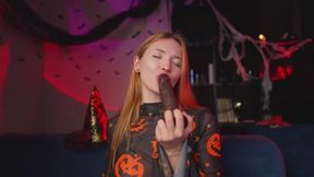 Blowjob bbc dildo!