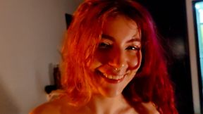 Glasses girl with long hair gets fucked by William Vega