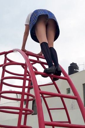 Dirty teacher - My student is alone in the park and I take her to my house