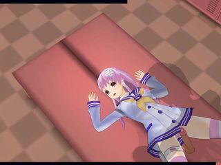 CG COMICS Nepgir banging in the locker room (Choujigen Game Neptune The Animation)
