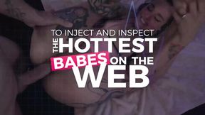 Blonde bombshell gets face-fucked and rode hard, her blonde locks drenched in spit and semen