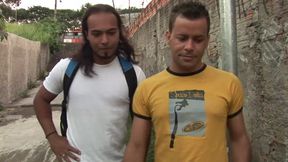 Guys polish dicks and passionately suck each other