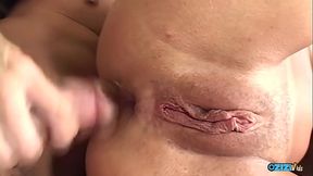 Mia Bangg sucks on two meat poles before she is fucked