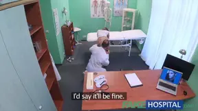HotHospital Petite Euro patient orgasms pussy juice