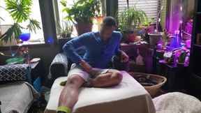 Kennie Jai Jerks off and Cums Hard for You!!