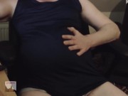 man pregnant and bellymovements