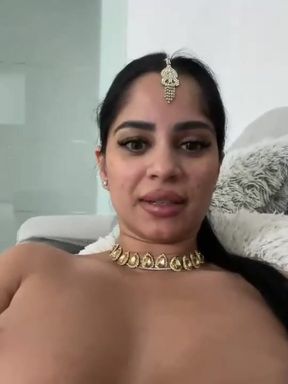Adelle shares sensual Indian masturbation with toys
