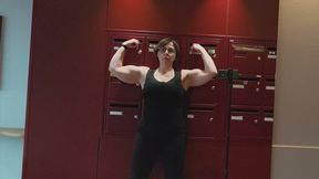 Flex in front of the letterboxes