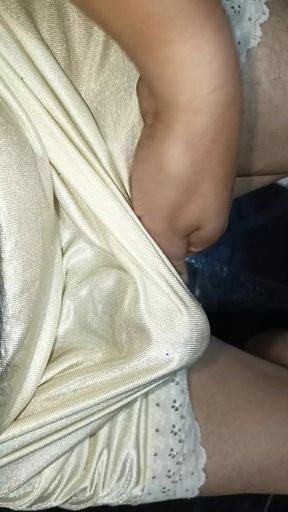 Jerking off in my petticoats thinking about my friend&#039;s wife