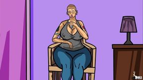 Slutty stripper fucks her lawyer for free service