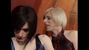 Transvestite sex party