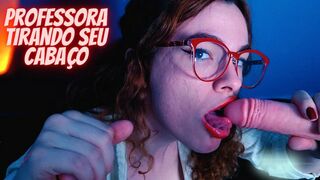 Professora ensinando alunos a foder ASMR Roleplay 2022