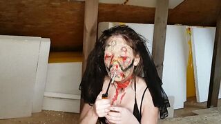 risen from the dead fiance blows penis inside the attic