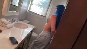 Step Sister Delivers a Secret Lap Dance in Intimate Role Play Scene