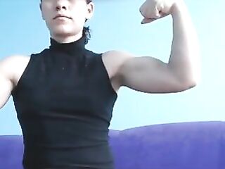Watch Every Inch Flex as I Strip for YOU...
