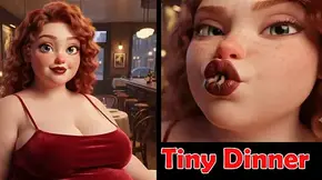 [STORY] Curvy Redhead Giantess s Delicious Tiny Dinner Soft Vore 3D Cartoon Animation