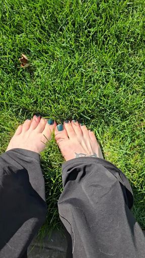 You wish you were the grass