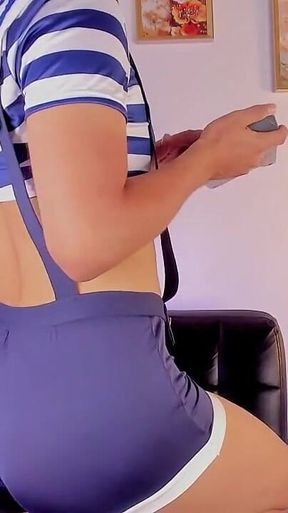 Sissy Submissive Ken Records Herself Bouncing Fat Ass Just for You