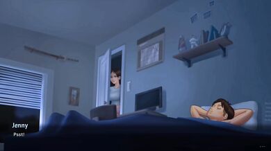 Jenny’s slutty quest ends with her stuffed full in Summertime Saga