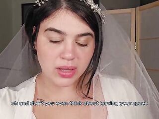 Fresh wife locks your weenie, and cucks you on your wedding night! Teaser