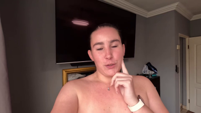 Unfaithful wife sends her CUCKOLD husband a blowjob video to tease him, CUM FACIAL