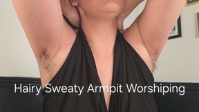 Hairy Sweaty Armpit Worshiping: JOI