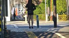 Japanese Crossdresser Pantyhose Public Exhibitionism Upskirt