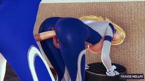 Invisible Woman Is Getting Fucked with Elastic Dick in Anal  Parody