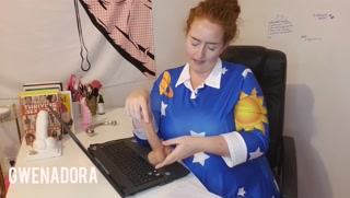 Mrs. Frizzle teaches you sex-ed, gives you jerk off instructions