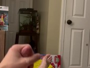 Cumming on myself feet twitching